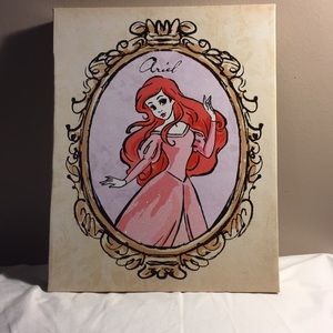 COPY - Canvas art princess Ariel 11 x 16 Disney